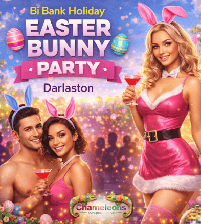 Bi bank holiday Easter bunny party