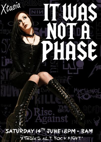 It Was Not A Phase – Xtasia’s Alt Rock Night