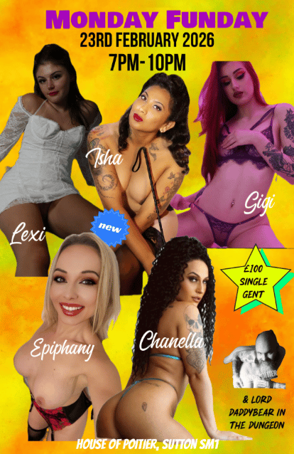 Monday Funday Evening Sexy Party