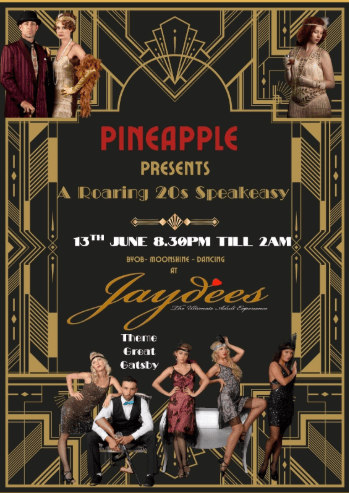 Pineapple Presents: A Roaring 20s Speakeasy Night