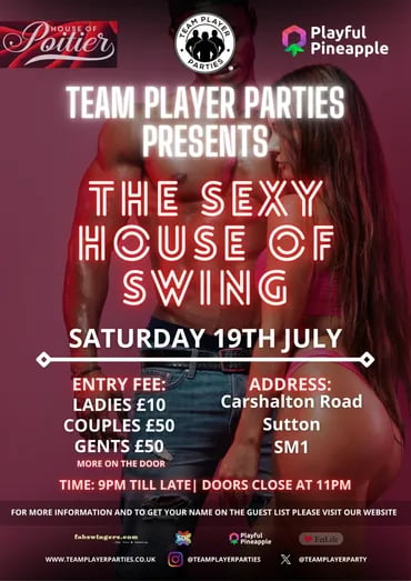 Team Player Parties: The Sexy House of Swing