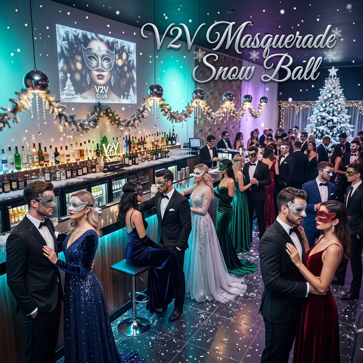 V2V Masquerade Snow Ball